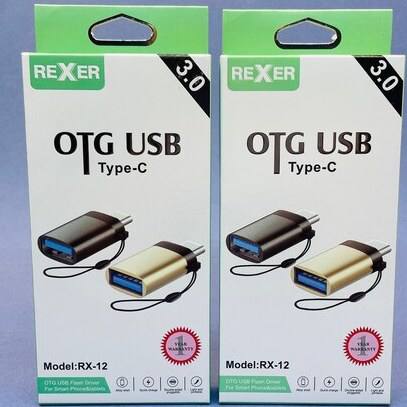 تصویر از تبدیل OTG تایپ سی اورجینال رکسر مدل OTG Type C RX12 REXER